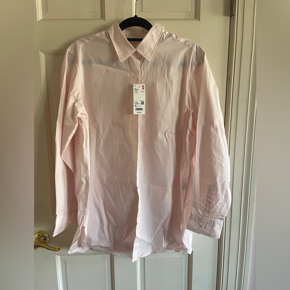 Uniqlo Light Pink Woman Shirt NWT